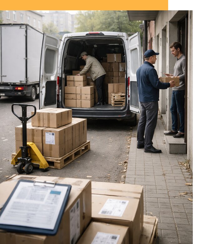 Доставка грузов от двери до двери с таможней от 45968 руб.