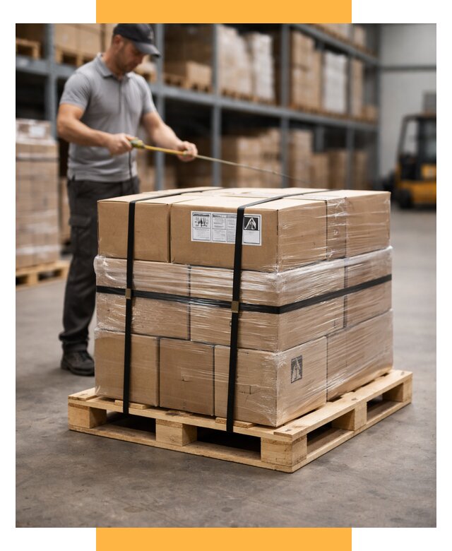 Упаковка и паллетирование грузов от 3575 р. | СетСервис-Бкн