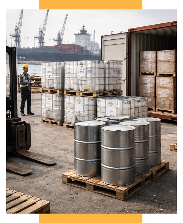 Доставка химического сырья из Индии от 255375 р. | СетСервис-Бкн