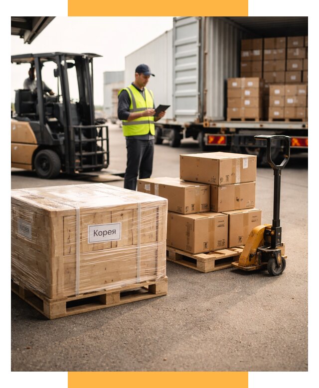 Доставка грузов в Корею из России от 35753 р. | СетСервис-Бкн