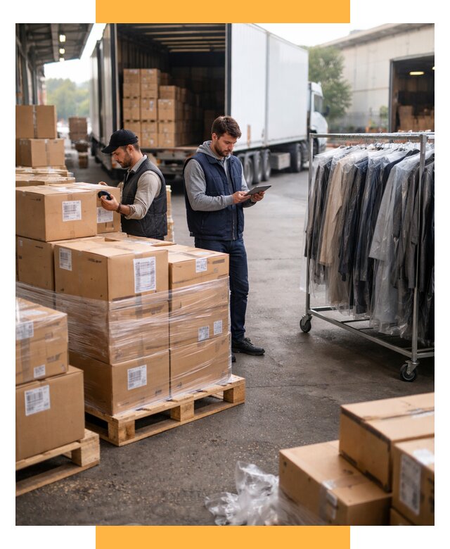 Перевозка и доставка одежды из Китая от 7661 р., СетСервис-Бкн