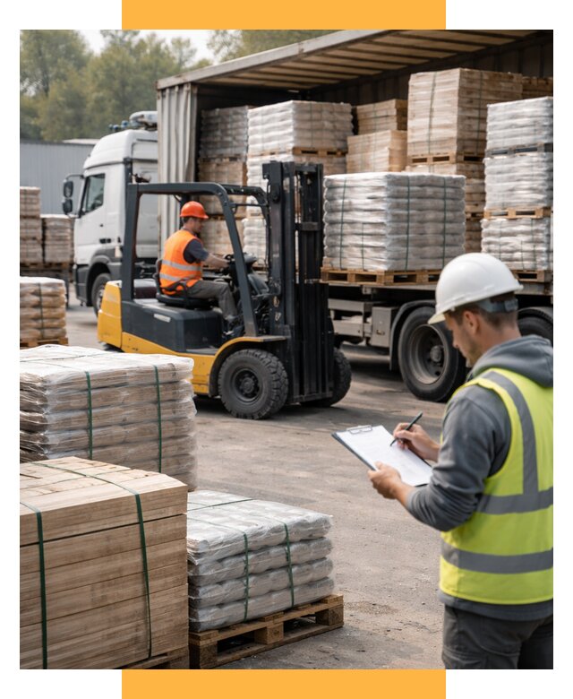 Перевозка строительных материалов от 5618 р. | СетСервис-Бкн