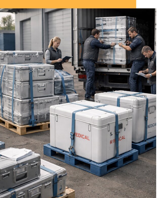 Перевозка медицинского оборудования по всему миру от 15323 руб