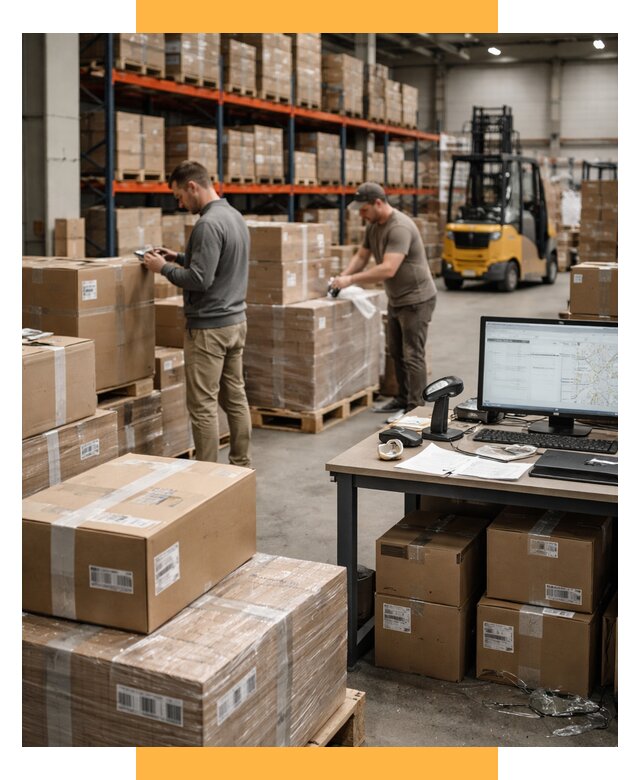 Склад консолидации в Европе от 6640 р., услуги СетСервис-Бкн