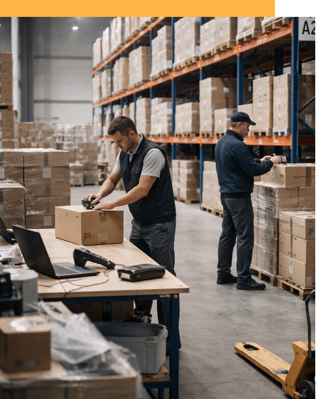 Склад консолидации в Европе: хранение, сортировка от 6640